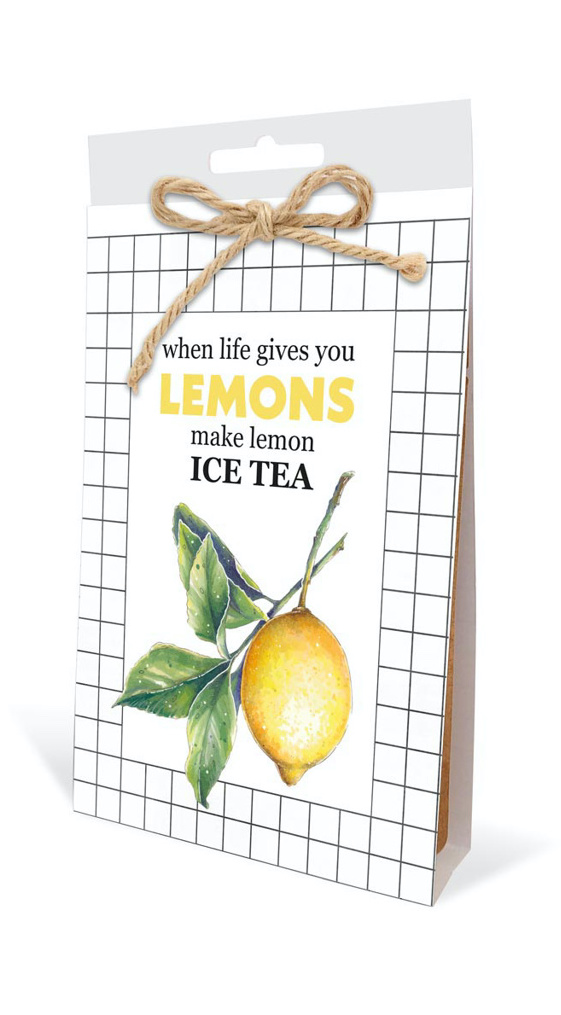 WHEN LIFE GIVES YOU LEMONS, MAKE LEMON ICE TEA