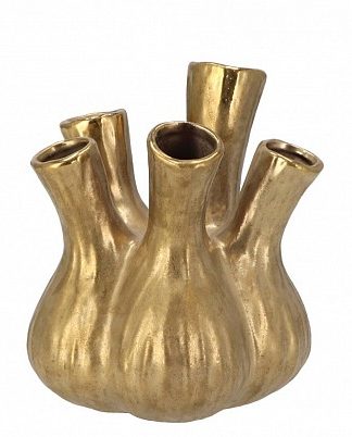 Gouden vaas (klein) 17x20cm