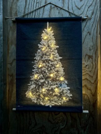 Kerstboompie doek LED