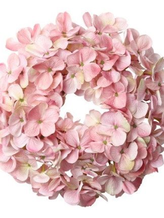 Hortensia krans roze S 30cm