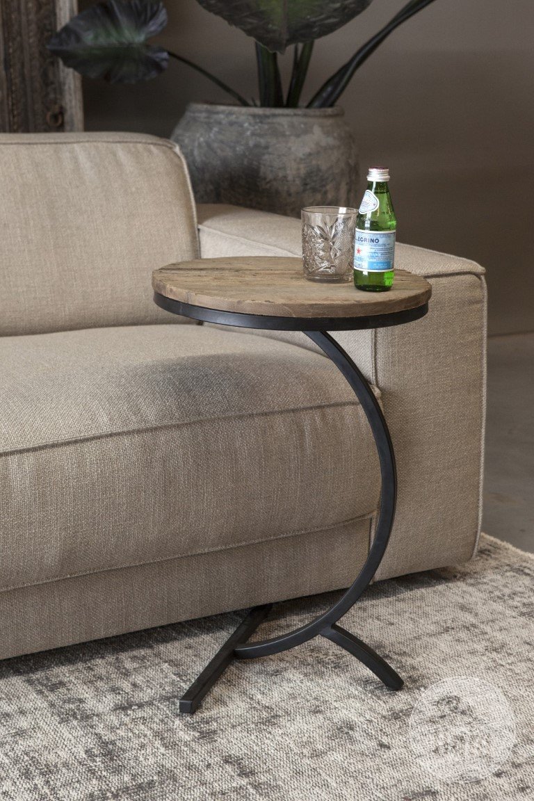 Be Uniq bijzettafel / laptop tafel stoer hout