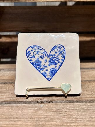 Tegeltje delftsblauw Hartje