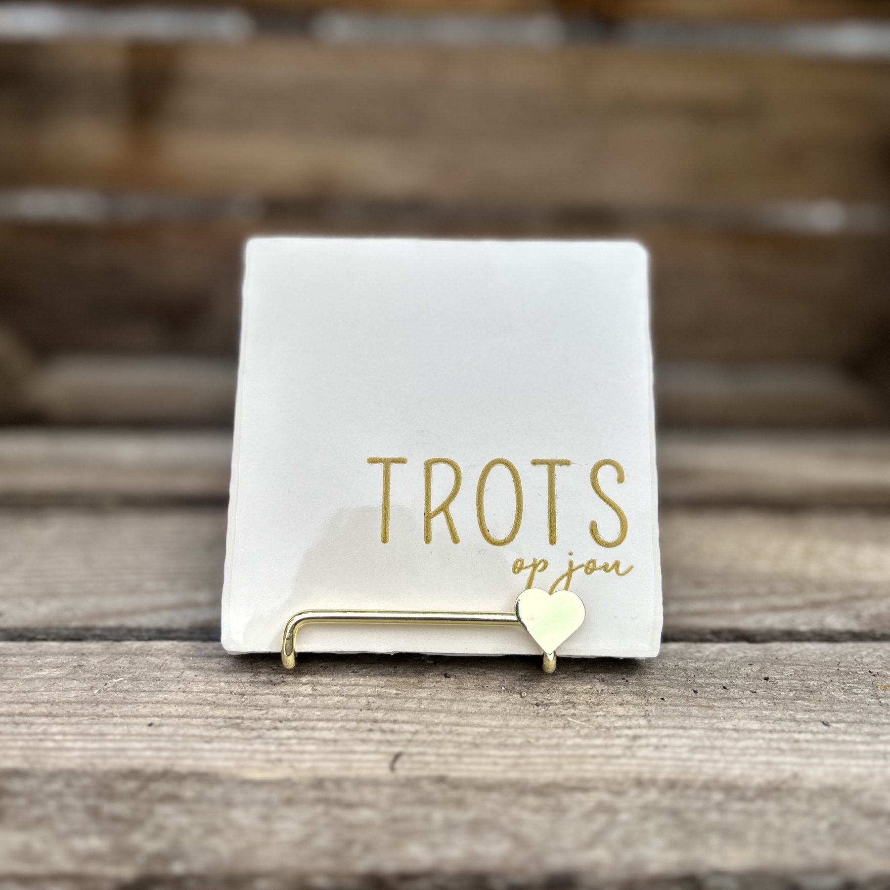 Tegeltje Trots op jou