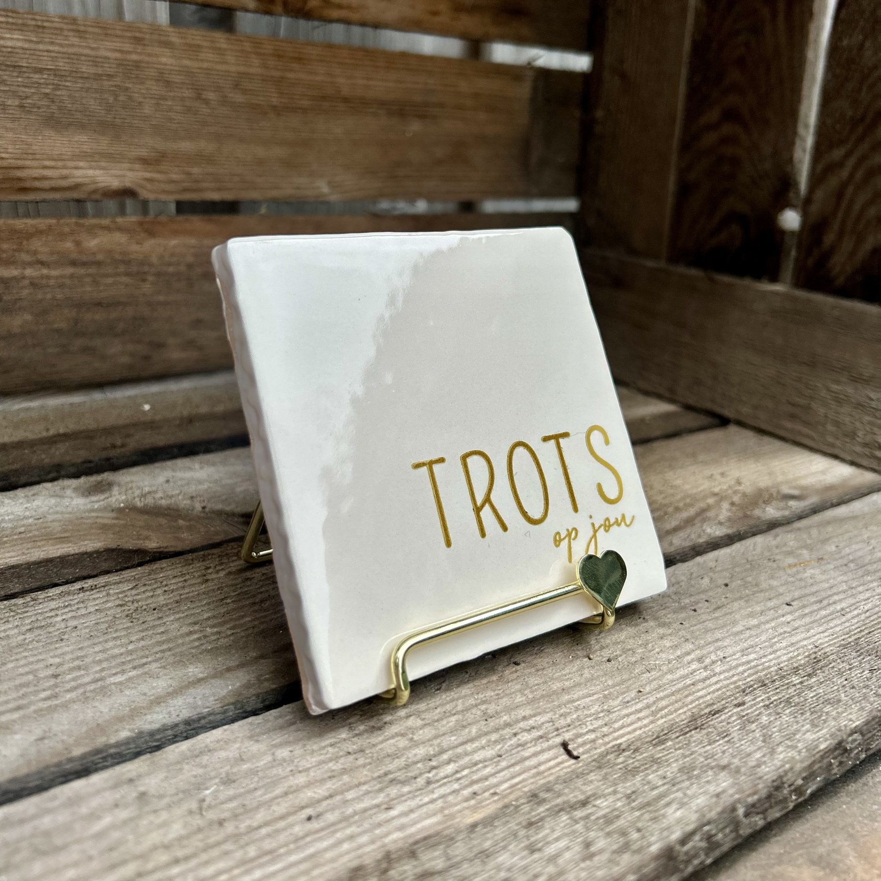 Tegeltje Trots op jou - Afbeelding 3
