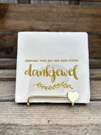 Tegeltje Hele dikke dankjewel
