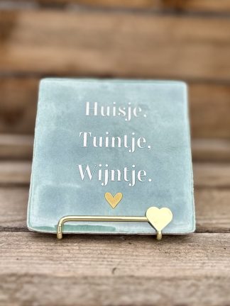 Tegeltje Huisje, Tuintje, Wijntje