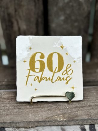 Tegeltje 60 en Fabulous (beige)