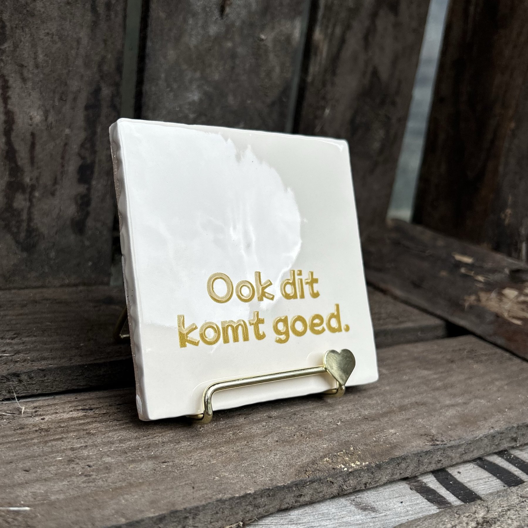 Tegeltje Ook dit komt goed - Afbeelding 3