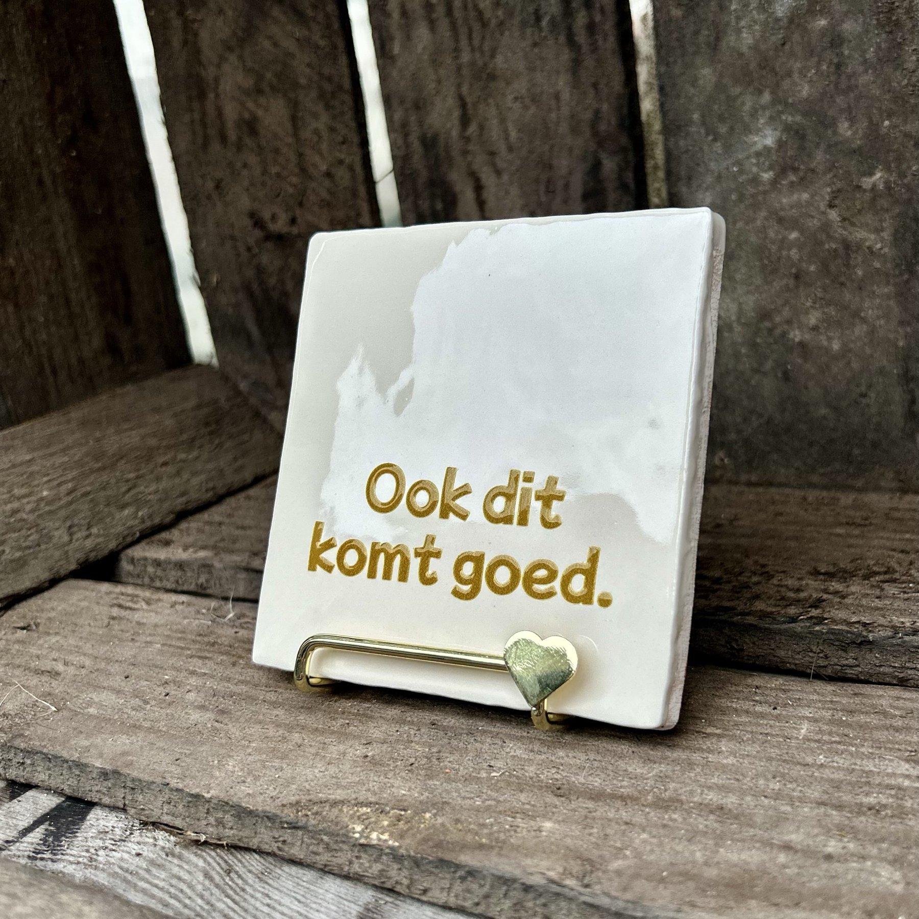 Tegeltje Ook dit komt goed - Afbeelding 2