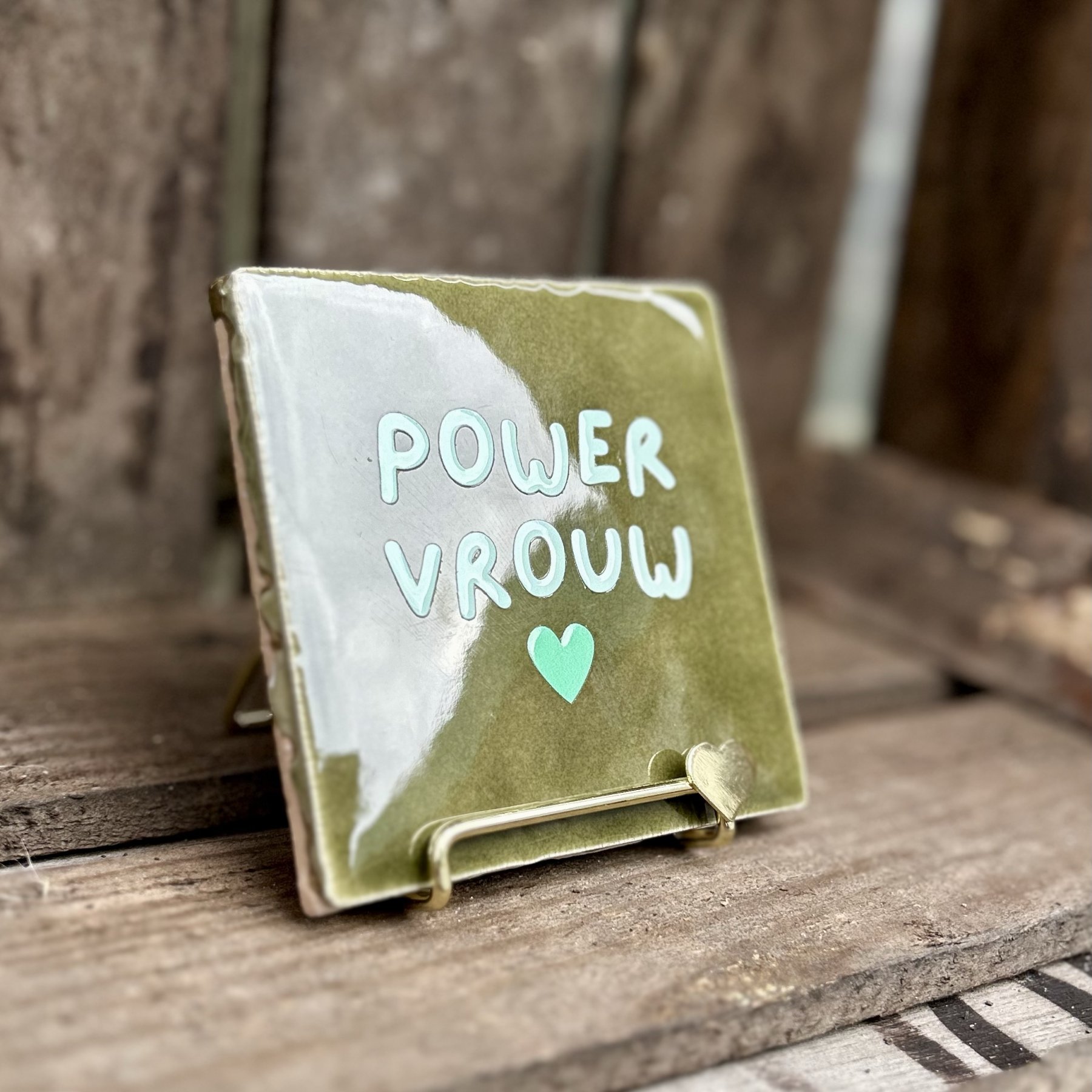 Tegeltje Power vrouw - Afbeelding 3