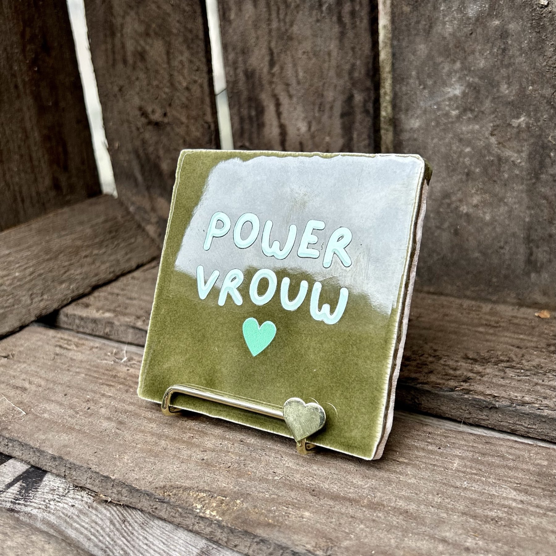 Tegeltje Power vrouw - Afbeelding 2