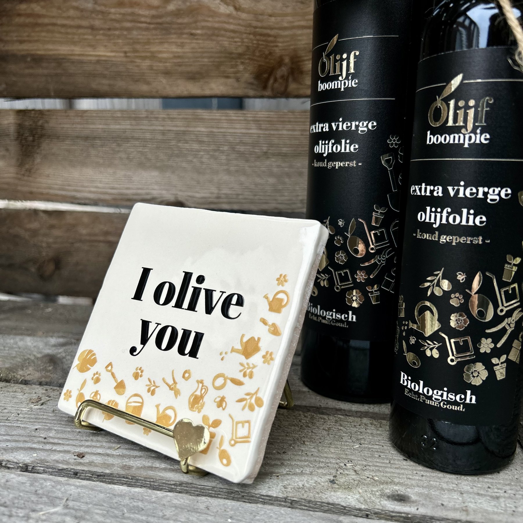 Tegeltje I olive you - Afbeelding 3