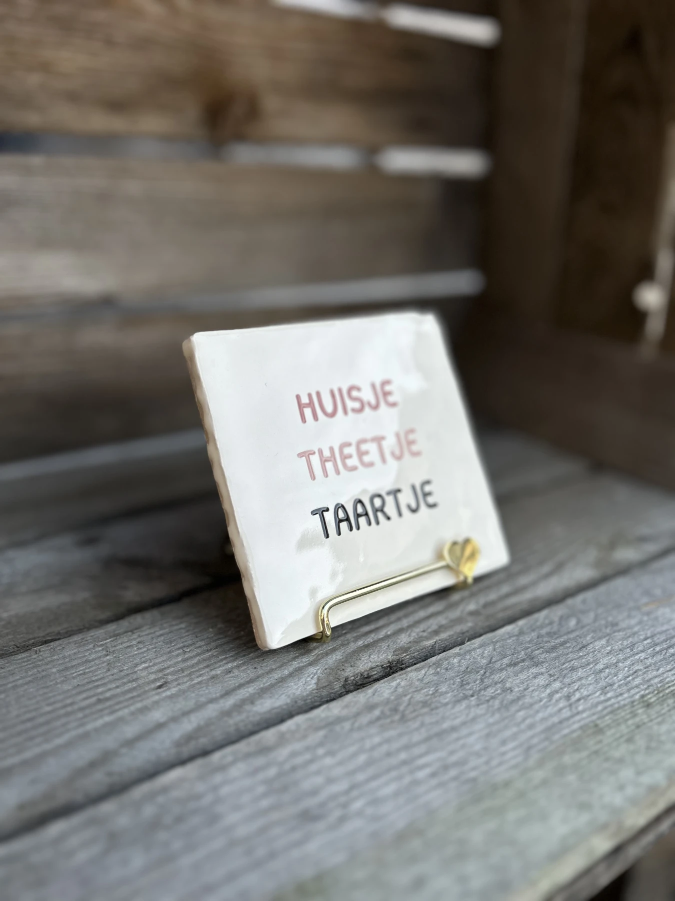 Tegeltje Huisje, Theetje, Taartje - Afbeelding 3