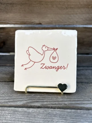 Tegeltje Zwanger!