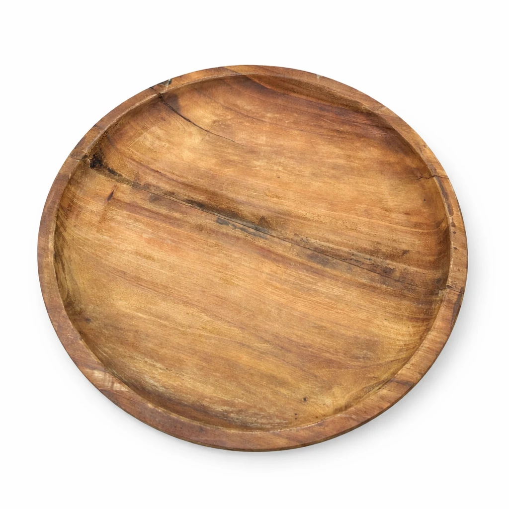 Teakhouten Dienblad Ø50 cm