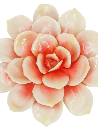 Decoratieve Wandbloem ‘lelie’ – 19x19x4,5 cm
