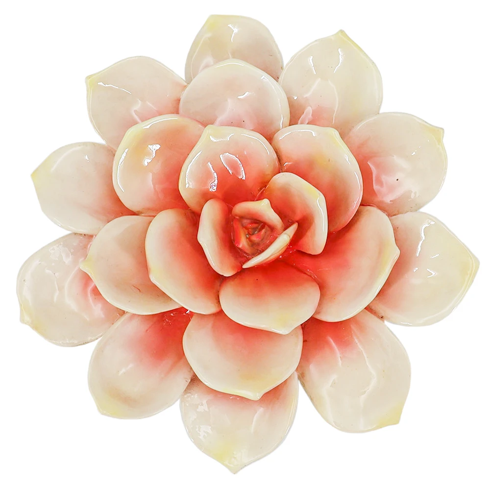 Decoratieve Wandbloem ‘lelie’ – 19x19x4,5 cm