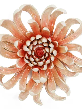 Decoratieve Wandbloem ‘chrysant’ – 28,2x28,2x6,2 cm