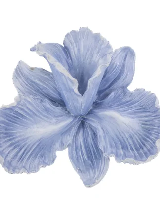 Decoratieve Wandbloem ‘blauwe hawaii’ – 22,8x5,7x20,3 cm