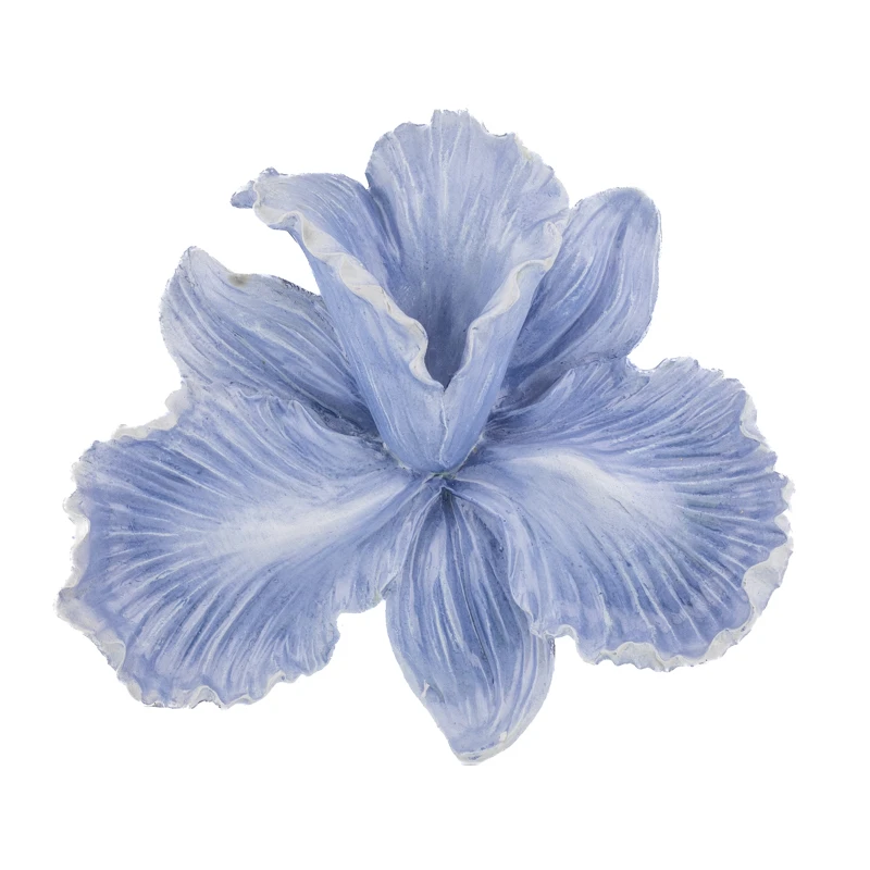 Decoratieve Wandbloem ‘blauwe hawaii’ – 22,8x5,7x20,3 cm