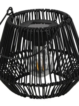 Solar tafellamp ufo zwart
