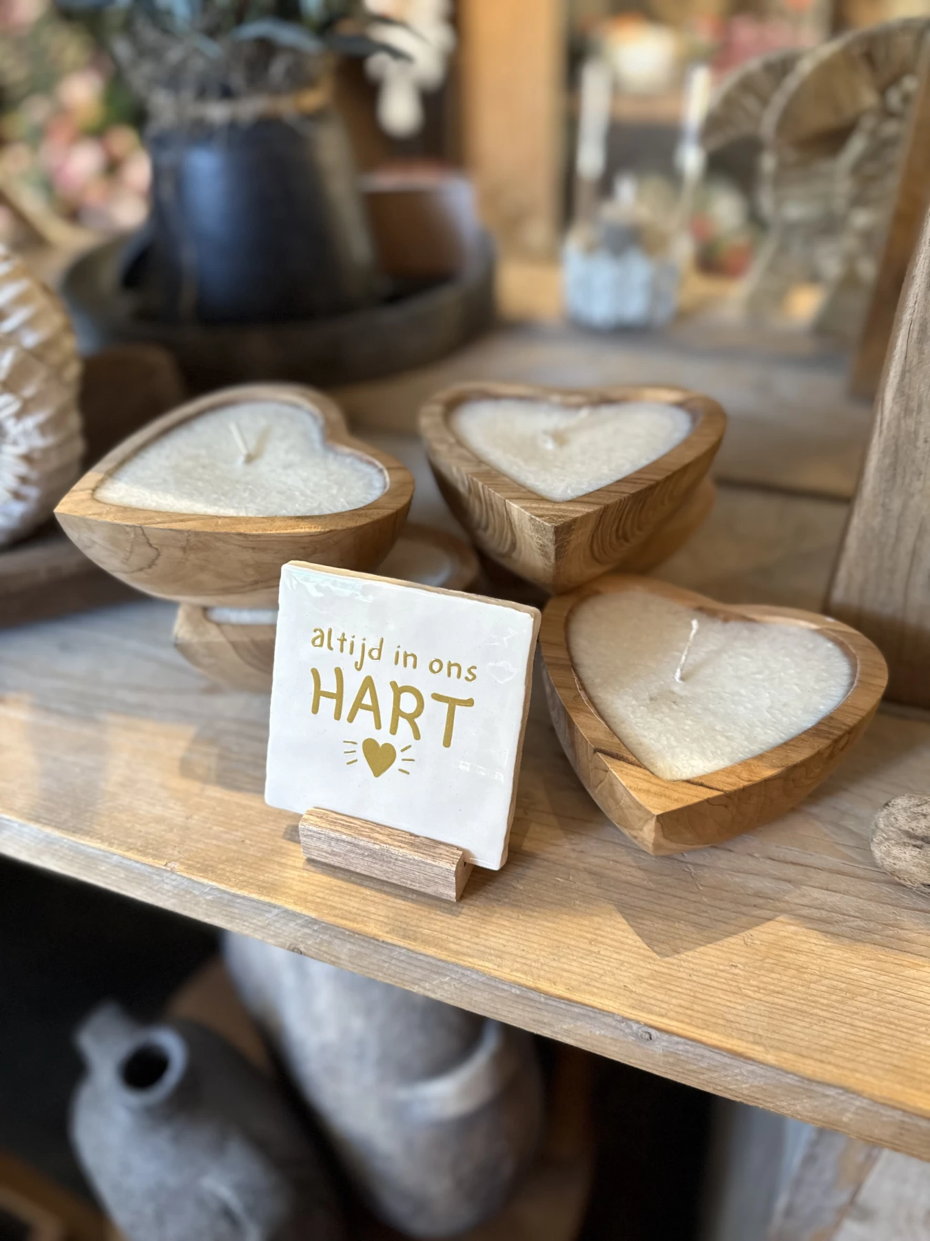 Handgemaakte kaars hart - Afbeelding 4
