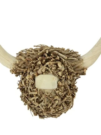 Schotse hooglander hout - 35cm