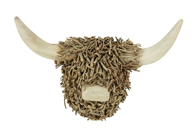Schotse hooglander hout - 45cm