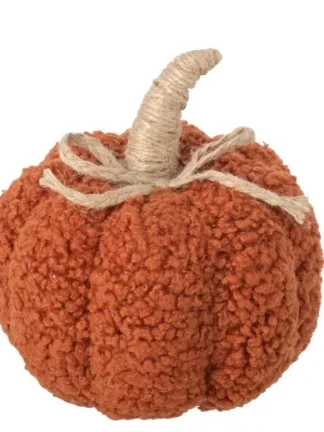 Stoffen pompoen - 13 x 14 cm
