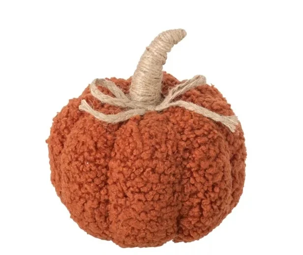 Stoffen pompoen - 13 x 14 cm