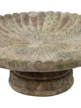 Stoere schaal op voet - 29,5 cm