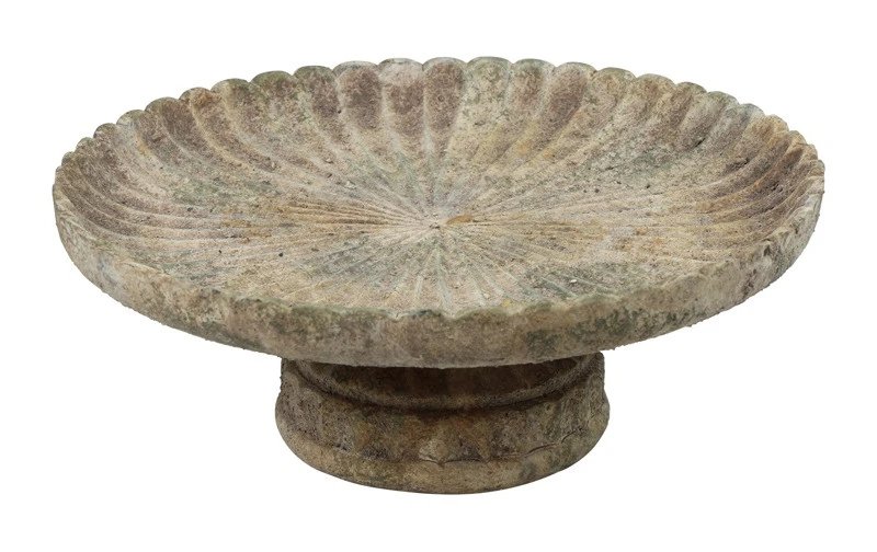 Stoere schaal op voet - 29,5 cm