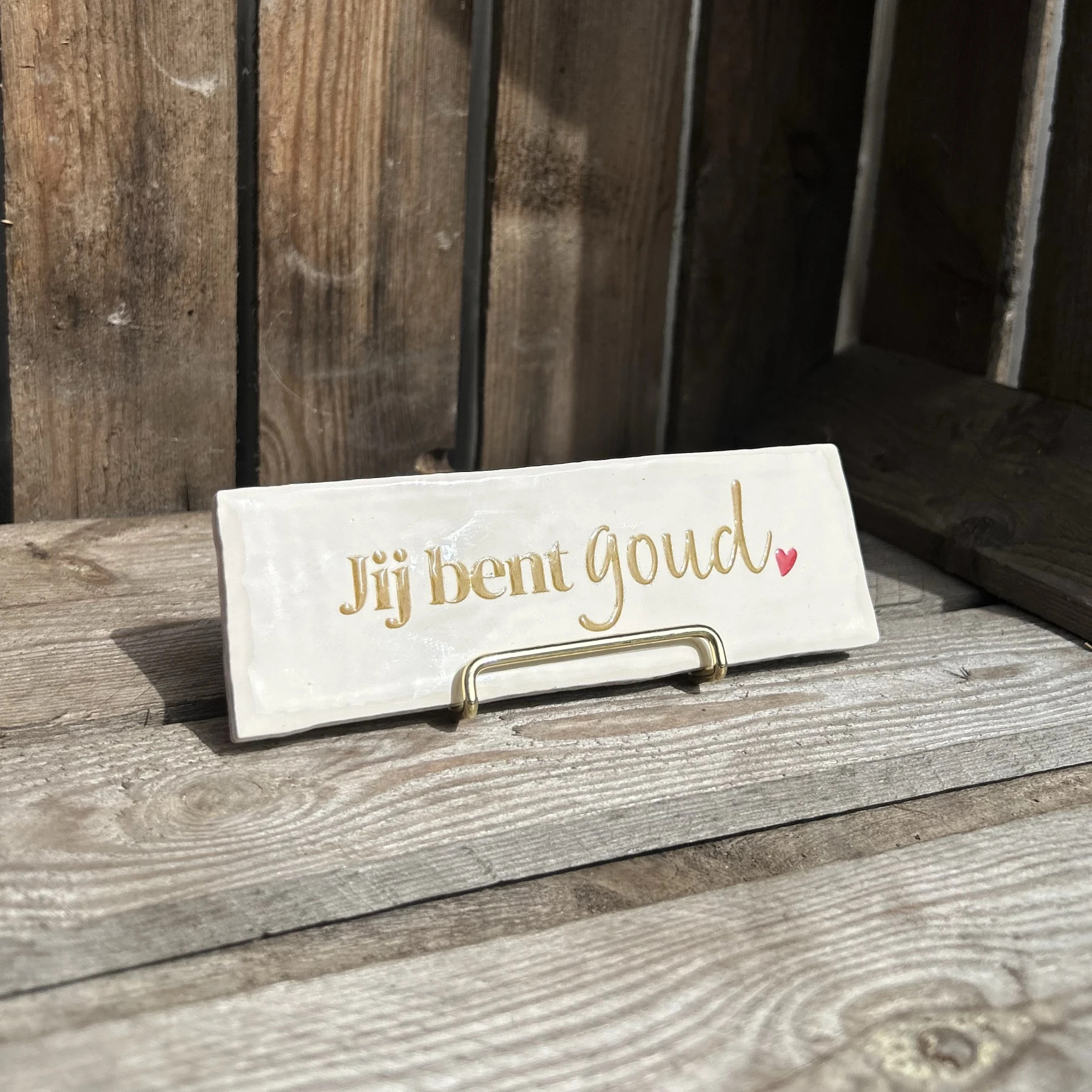Jij bent goud (Langwerpig tegeltje) - Afbeelding 3