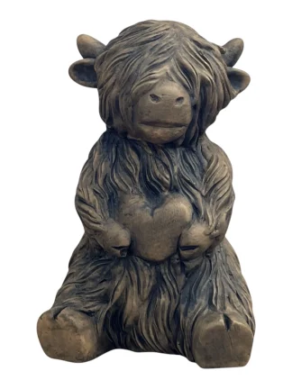 Stoere Schotse hooglander met hartje