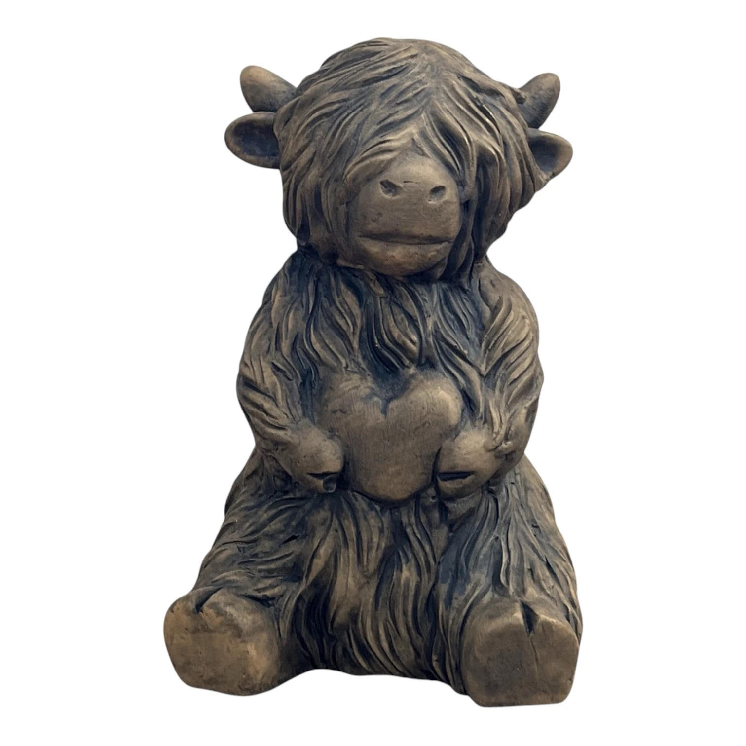 Stoere Schotse hooglander met hartje